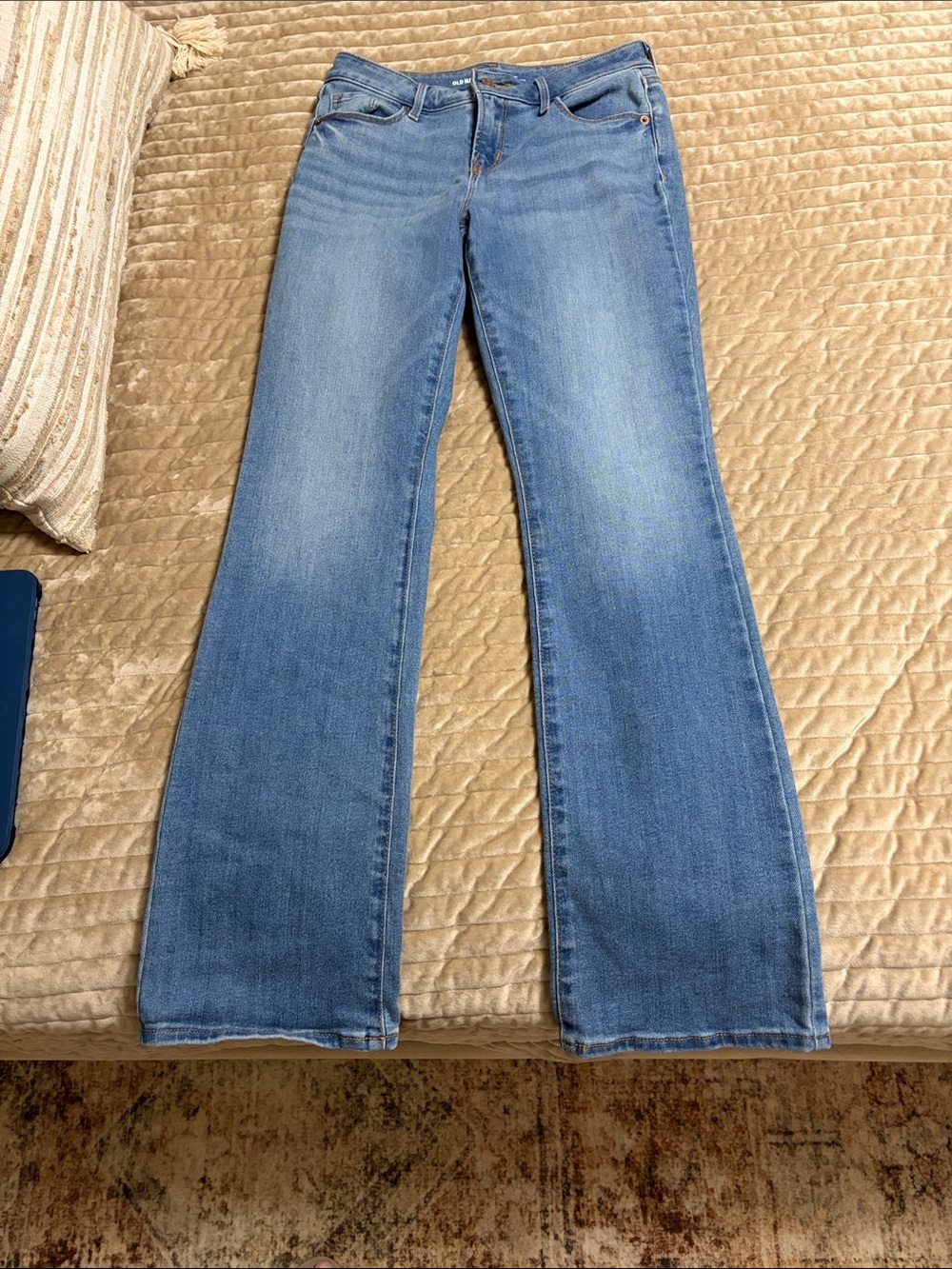 Old Navy Light Blue Flare Jeans - Wide Leg size 2